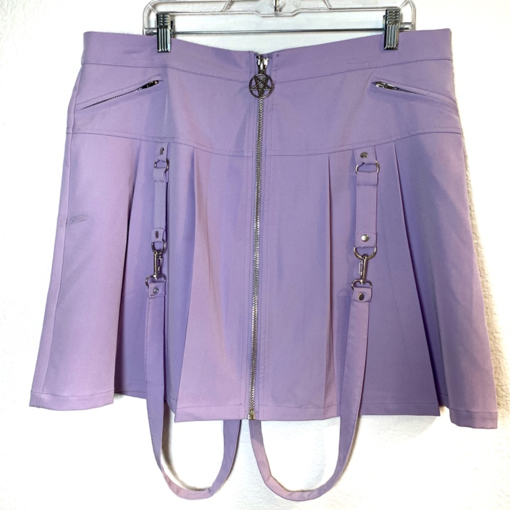 Killstar Blaire B*tch Mini Skirt 3XL Pastel Lilac Purple Whimsigoth Lavender